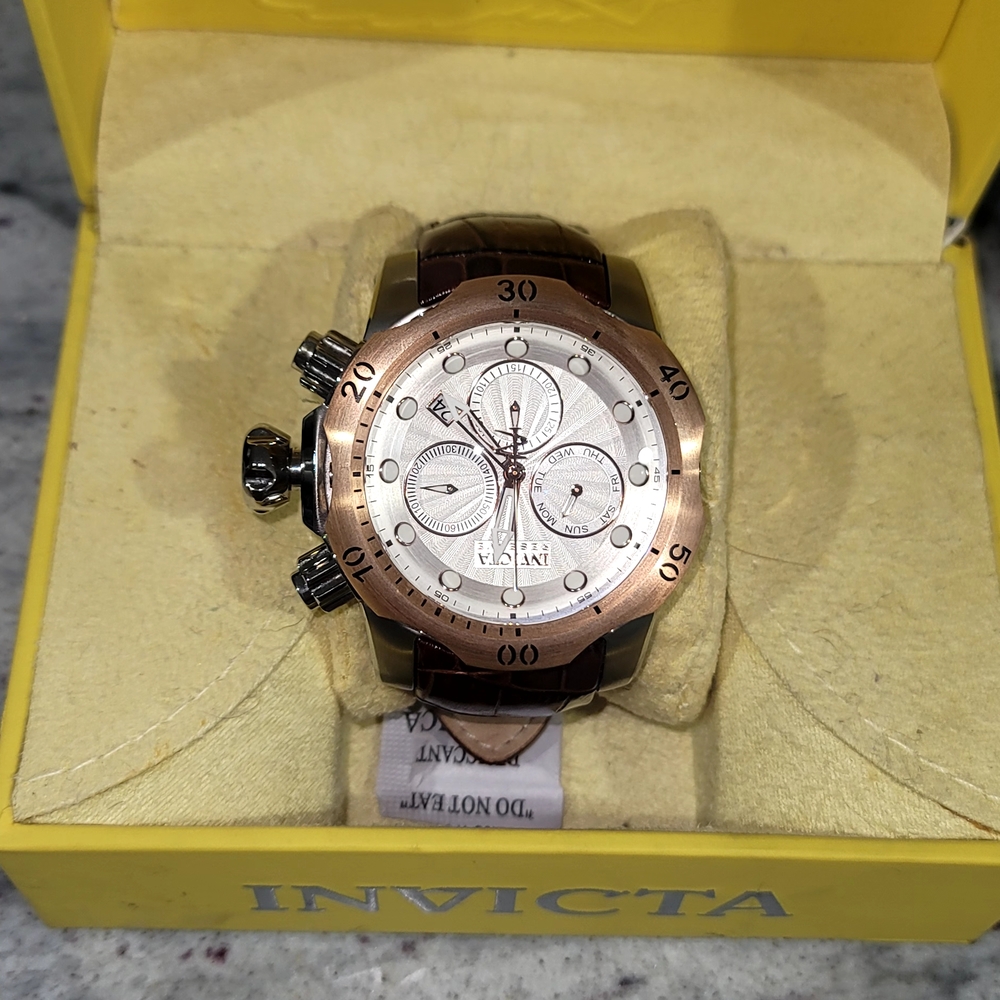 Invicta Two-Tone Chronograph Watch